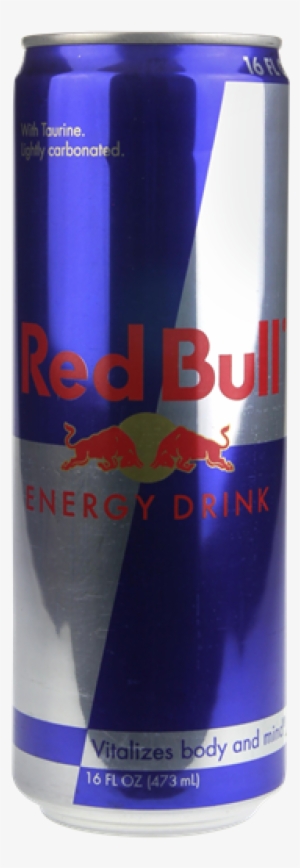 Red Bull Energy Drink - Red Bull Can Transparent