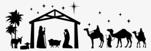 Nativity Wall Quotes - Manger Png