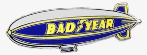 Bad Year Blimp Pin - Blimp