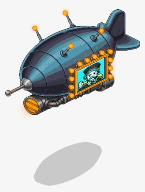 Overseer Blimp, Overseerblimp - Cyberpunk Blimp