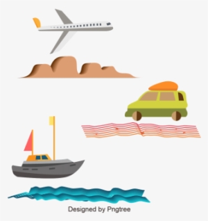 Cartoon Transport Vector, Transportation, Vector, Cartoon - Transport