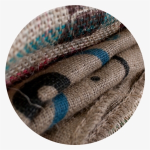 Decaf Coffee Burlap Bag