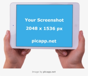 This Image Shows A Man Holding His White Ipad With - Man Holding Ipad Transparent Background