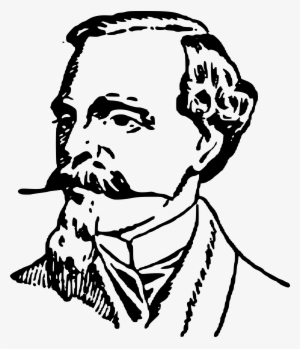 Big Image - Men In Hat Drawing Line