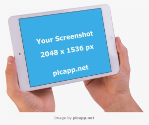 This Image Shows A Man Holding His White Ipad With - Flies You To The Moon