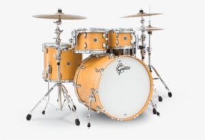 Gretsch Usa Brooklyn Euro Drum Set - Gretsch Brooklyn Satin Natural
