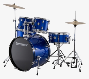 Ludwig Accent Fuse Drum Set - Pearl Blue Drum Set