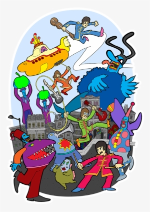Beatles Yellow Submarine Blue Meanies