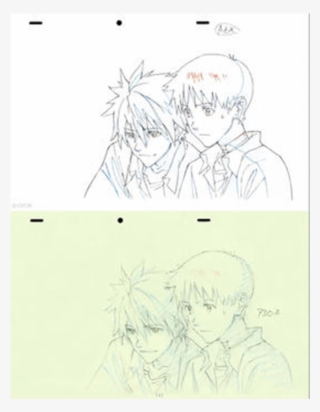 Shinji And Kaworu From The Rebuild Of Evangelion - Sketch
