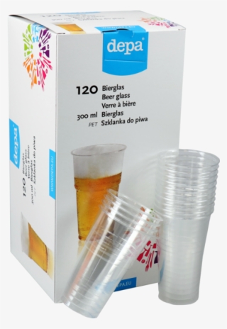 Glass, Beer/soft Drink Glass, With Collar, Pet, 300ml,