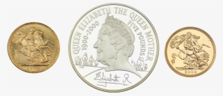 Pre-owned 2000 Uk Queen Mother 100th Birthday Sovereign - Malaysia Organic Scheme