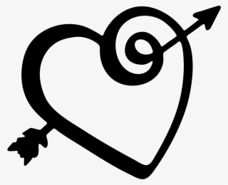 Coeur Avec Flèche - Vinilos Decorativos Dia De Los Enamorados