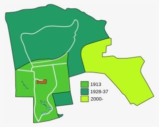 Edinburgh Zoo Plan Of Land With Dates Of Development - Edinburgh Zoo 1990s
