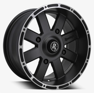 Remington 8-point Atv/utv Satin Black Machined Lip - Xf Offroad Wheels 219