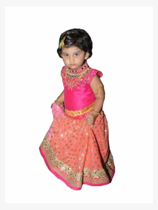 Sarees, Patiala Suits, Anarkali Salwar Kameez, Silk - Indian Kids Dress Png