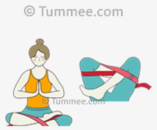 Yoga Clipart Lotus Pose - Illustration