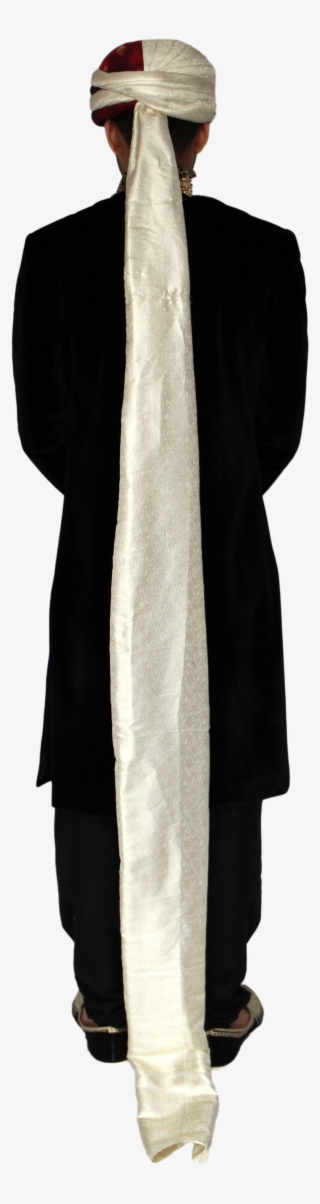 Maroon And Off-white Turban Safa Hat - Cardigan