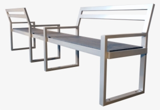 Skyline 2 Sided Bench Skyline 2, Park, Chair, Prince - Outdoor Bench