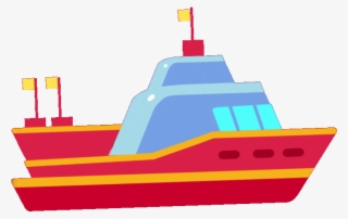 Waves Water Vessel Travel Stickers Ship Seasick Sea - Boat Clipart Gif