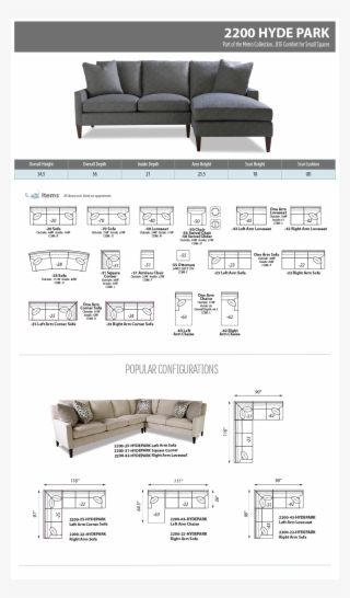 2200-hydepark Collection - Studio Couch