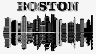 Boston City Graphic - Boston Clipart