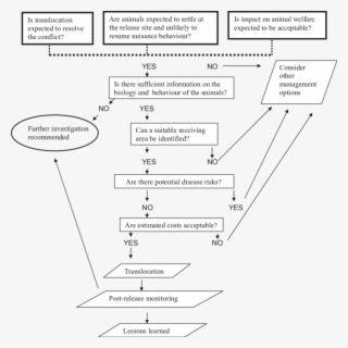 Flow Chart For Evaluating The Use Of Translocation - Diagram
