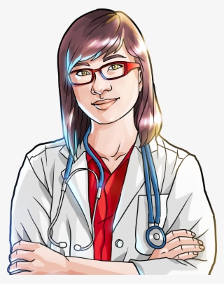 Asian Female Doctor - Asian Female Doctor Cartoon