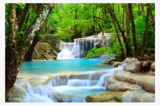 Waterfalls - Wfs070 - Erawan National Park, Erawan Falls