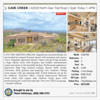 Newspaper Ads Those Callaways Real Estate - House