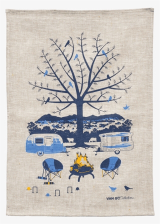 Caravan Linen Tea Towels - Towel