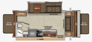 2019 Jay Feather X22n Floorplan - Floor Plan