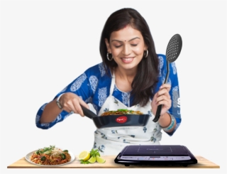 Transform The Way You Cook With Pigeon's Smart Kitchen - Indian Female Chef Cooking