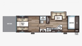 2020 Grey Wolf 27rr Floor Plan Img - Recreational Vehicle