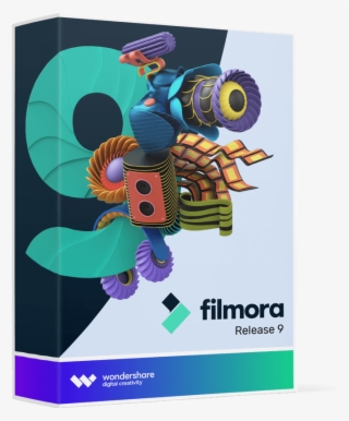 Wondershare Filmora Boxshot - Wondershare Filmora 9 Free Download