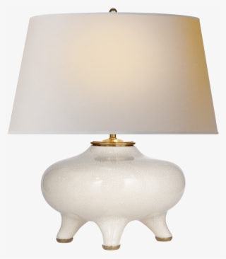 Nara Table Lamp In Tea Stain W/ Natural Paper Shade - Lampshade