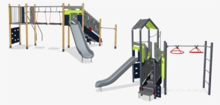Double Tower With Wackle Bridge & Play Tower With Turbo - Top View Play Tower Png