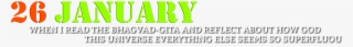 26 January Text Png - Excelsoft