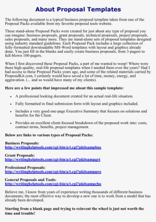 Business Proposal Email Format - Business Proposal Email