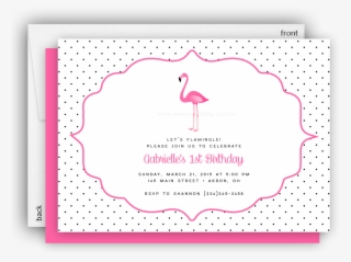 Pink Flamingo Ii Party Invitation • Baby Shower Birthday - Greater Flamingo