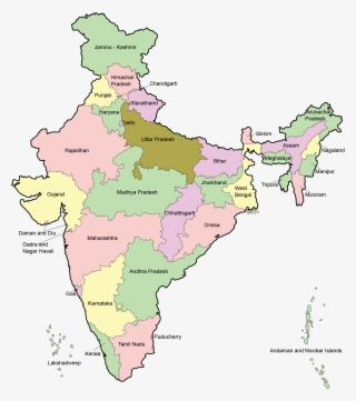 India Map En - High Resolution India Map