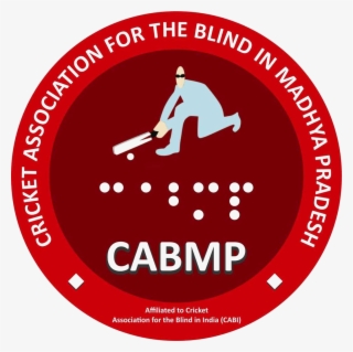 Logo Cricket Association For The Blinds In Madhya Pradesh - Circle