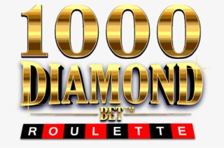 1000 Diamond Bet Rulette - Graphic Design
