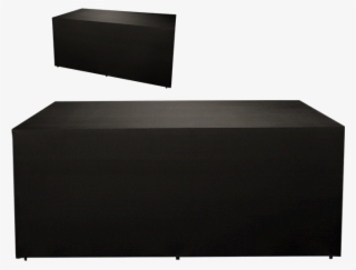 Hire Folding Buffet Black Cover 'stand Alone' 4 Sides - Table