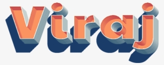 Viraj 3d Letter Png Name - Viraj Name Logo Download