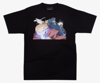 Full Metal Alchemist Brothers Black Tee - Active Shirt