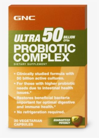 Gnc Ultra 50 Billion Cfus Probiotic Complex - Gnc Probiotics