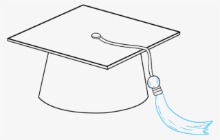 How To Draw Graduation Cap - Graduation Cap Sketch Png