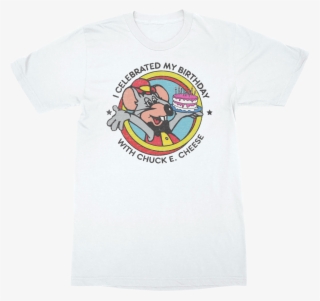 I Celebrated My Birthday With Chuck E Cheese T Shirt - Active Shirt