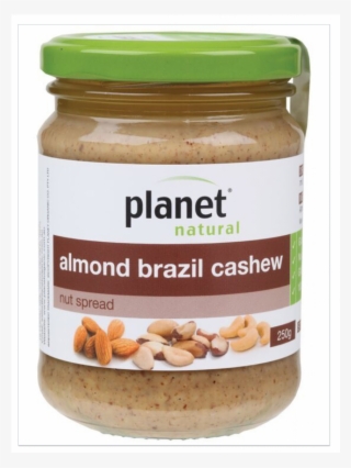 Planet Natural Almond Brazil Cashew Nut - Planet Natural Peanut Butter
