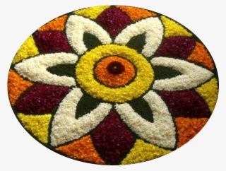 Easy Onam Pookalam Design